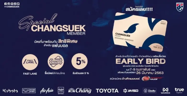 ไม่มีไม่ได้แล้ว...บัตร Changsuek Member 2020