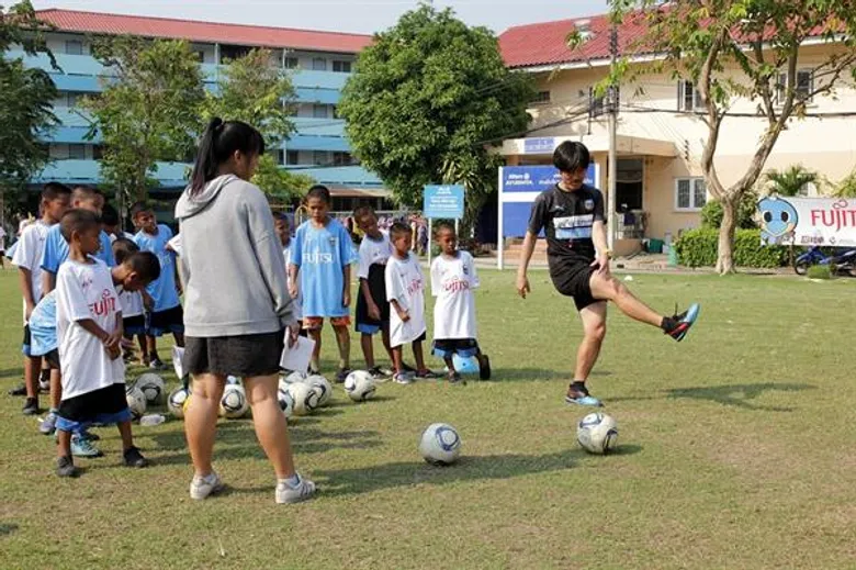 ฟูจิตสึร่วมกับเจลีคฟุตบอลอาชีพแห่งประเทศญี่ปุ่นสานฝันเด็กๆ ผ่านกิจกรรม “the 2nd Fujitsu Football day with Kawasaki Frontale in February 2020”