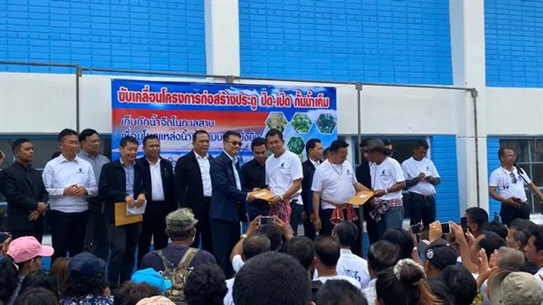 เฉลิมชัย -กรมชลฯเร่งแก้ปัญหาขาดน้ำจืด -น้ำเค็มรุกเรื้อรังลุ่มทะเลสาบสงขลา