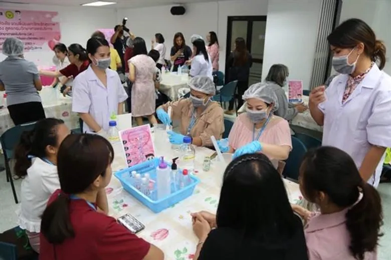 วศ. อว. มอบความรักความห่วงใยชาวไทย จัดกิจกรรม “เจลล้างมือทำเอง ป้องกัน ไวรัสโควิด-19”