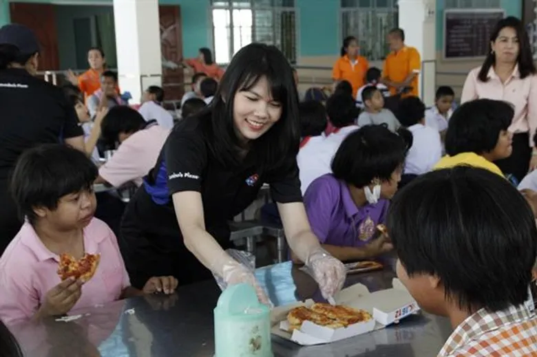 Domino’s Pizza มอบรอยยิ้ม