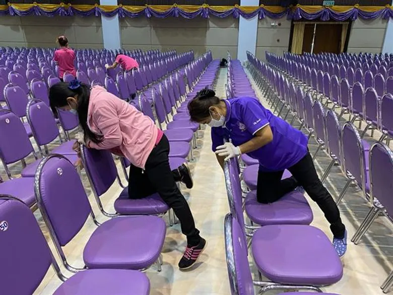 คุมเข้ม!!! ป้องกันCovid-19 พิธีพระราชทานปริญญาบัตรมหาวิทยาลัยพะเยา