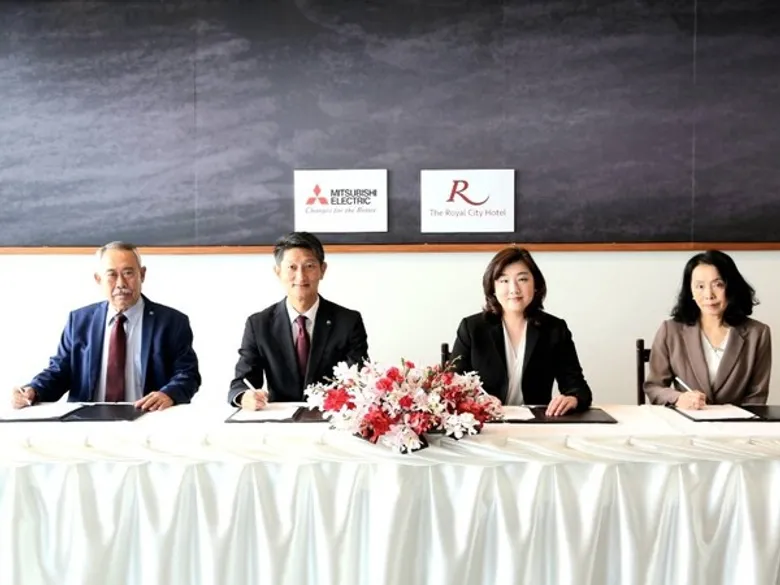 “มิตซูบิชิ เอลเลเวเตอร์” จับมือ “โรงแรมรอยัลซิตี้” ร่วมลงนาม MOU ติดตั้งลิฟต์โดยสารมิตซูบิชิ