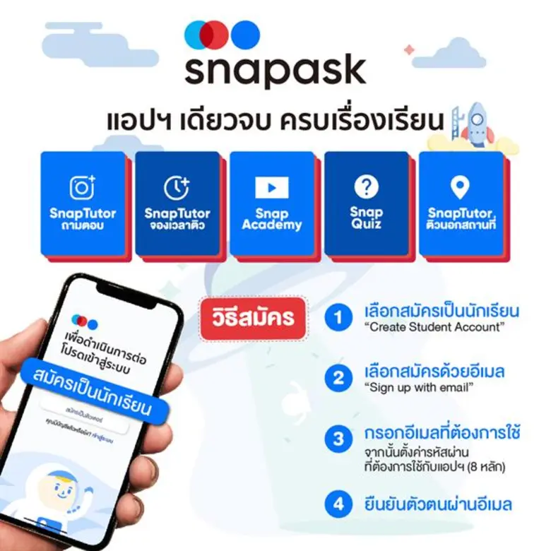 Snapask ประกาศเพิ่มทุน ขยายตลาดแอปพลิเคชันเพื่อการศึกษา พร้อมพัฒนาระบบ AI และสื่อการสอนให้มีความหลากหลายมากขึ้น