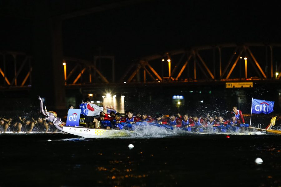 งานการแข่งขันเรือยาวช้างไทย และเทศกาลริมน...