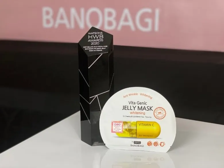 แผ่นมาสก์หน้า “BANOBAGI” ยืนหนึ่งยอดขายสูงสุด คว้ารางวัลใหญ่จากเวที Watsons HWB Awards 2020