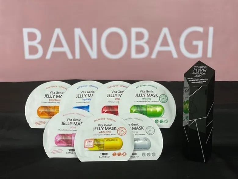 แผ่นมาสก์หน้า “BANOBAGI” ยืนหนึ่งยอดขายสูงสุด คว้ารางวัลใหญ่จากเวที Watsons HWB Awards 2020