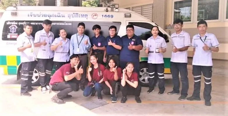 ชมรมสุริยะอาสาพยาบาล มรภ. บ้านสมเด็จเจ้าพระยา พัฒนาทักษะการช่วยฟื้นคืนชีพขั้นพื้นฐาน (CPR) ณ ศูนย์กู้ชีพ โรงพยาบาลศิริราช