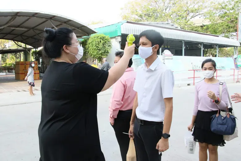 สบพ. คัดกรองคนเข้าสถาบันอย่างเข้มงวด ป้องกันการแพร่ระบาดของไวรัสโควิด-19 ตามนโยบายรัฐมนตรีว่าการกระทรวงคมนาคม
