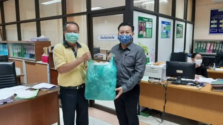 พัฒนาชุมพร ร่วมส่วนราชการฝึกผู้ต้องขังต้านโควิด-19