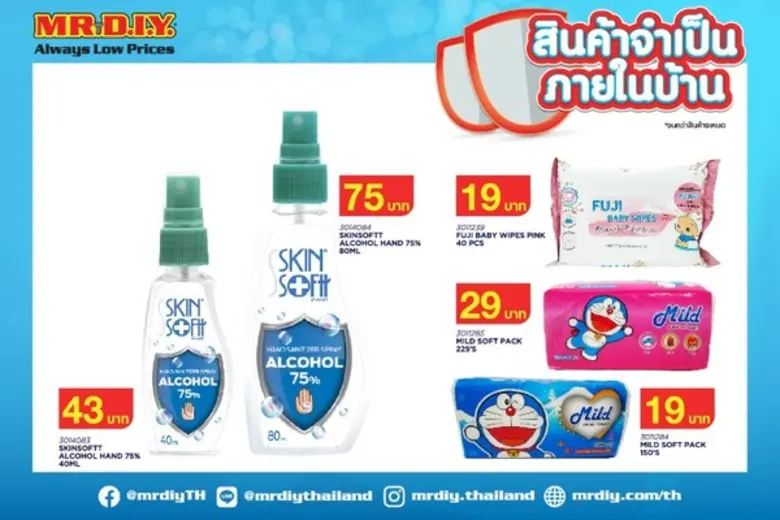 มิสเตอร์. ดี.ไอ.วาย. นำขบวนสินค้าจำเป็นภา...