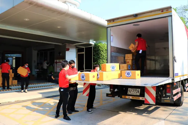 ไปรษณีย์ไทย จัด 'ส่งความห่วงใย ส่งให้ สู้ภัย COVID-19’ ระดมคนไปรษณีย์ ทุกภาคส่วน อาสา รับ-ส่งสิ่งของ อยู่เคียงข้างคนไทย แพทย์ ผู้ป่วย ไม่มีวันหยุด