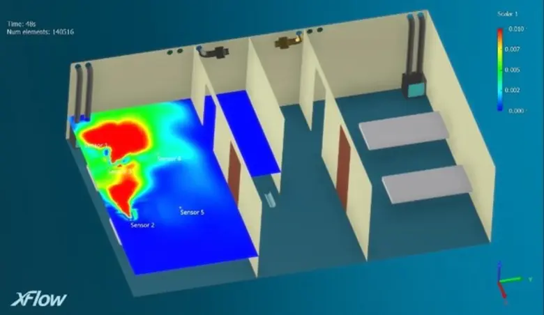 Dassault Systemes Solutions Supporting Simulation and Prevention of Contamination Dispersal in Wuhan’s Leishenshan Hospital