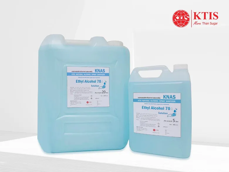 กลุ่ม KTIS ช่วยตลาดแอลกอฮอล์ 70% คลอดแบรนด์ KNAS ราคาเพื่อประชาชน ขนาดแกลลอน 5 ลิตร 300 บาท