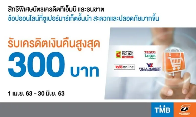 บัตรเครดิตทีเอ็มบี และบัตรเครดิตธนชาต มอบ...