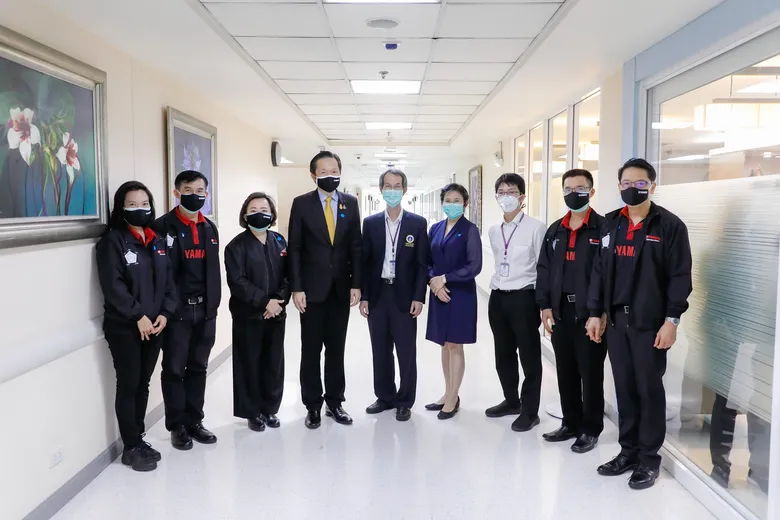 ยามาฮ่าร่วมสนับสนุนนักรบเสื้อกาวน์ มอบห้องตรวจหาเชื้อไวรัสโควิด-19ให้โรงพยาบาลรามาธิบดี