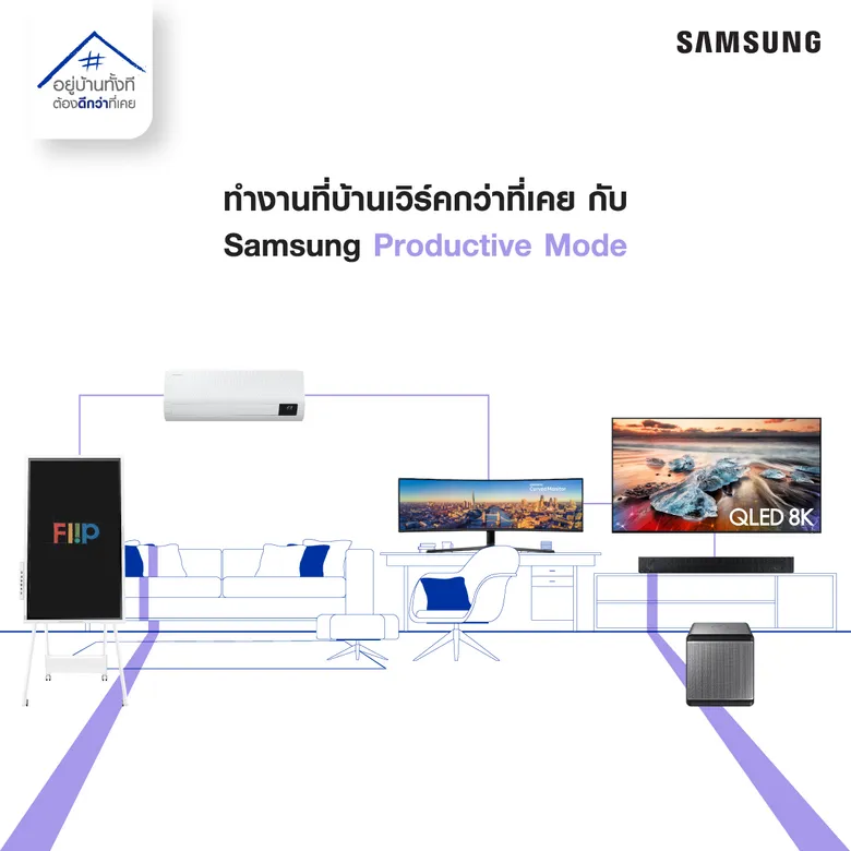 #อยู่บ้านทั้งทีต้องดีกว่าที่เคย ซัมซุงแชร์คอนเทนต์ 4 Living Mode รับมือกักตัว ไม่ว่าจะไลฟ์สไตล์ไหน ก็เอนจอยการอยู่บ้านได้มากกว่า