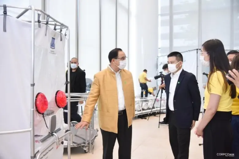 หอการค้าไทย  มอบห้องแยกป้องกันเชื้อโควิด 19 ให้แก่ โรงพยาบาลราชวิถี