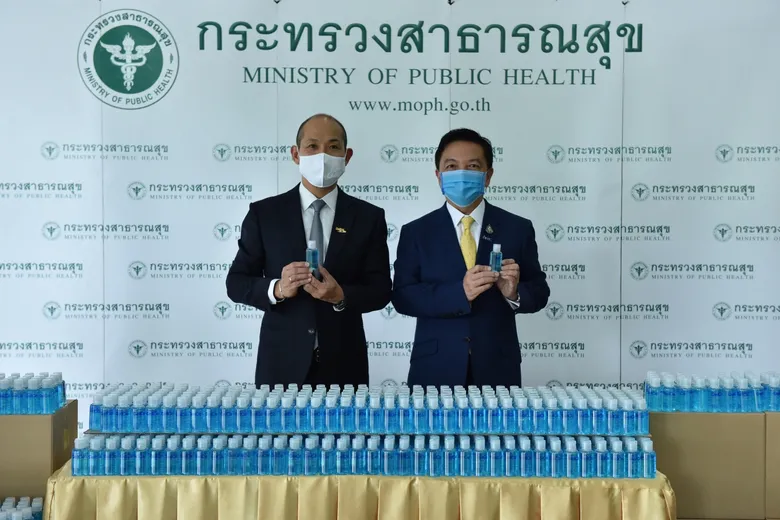 ไทยเบฟ& GCGroup ผนึกกำลัง กู้วิกฤต COVID-19 ส่งมอบเจลแอลกอฮอล์ 1,000,000ขวด ส่งมอบเจลแอลกอฮอล์ 1,000,000ขวด
