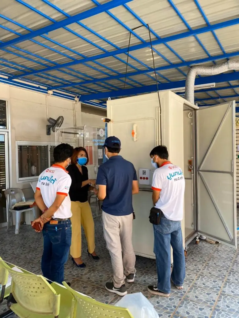 ม.อ. จับมือ SCG มอบ ตู้เก็บตัวอย่างตรวจ (SWAB ROOM) ให้ โรงพยาบาลศูนย์ตรัง