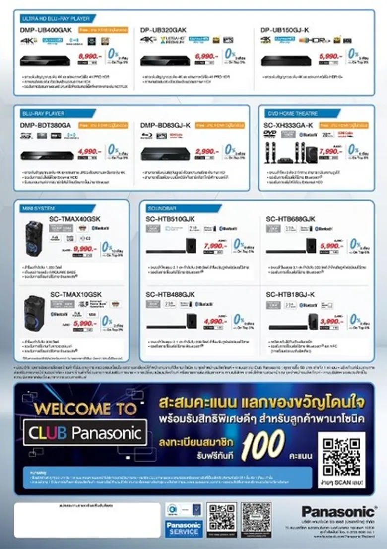 พานาโซนิคจัดบิ๊กแคมเปญ “SUPER SMART SUPER BIG SCREEN” ส่งความบันเทิงให้เต็มตากับทีวีจอใหญ่ในราคาสุดคุ้ม!!