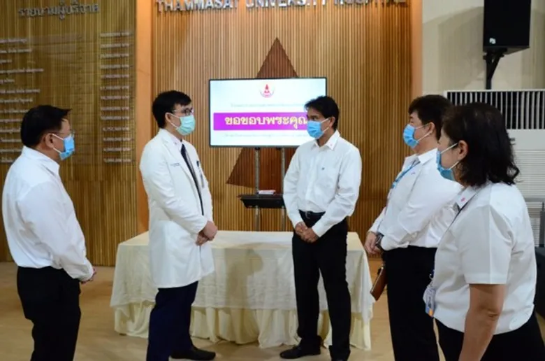 แทปไลน์ร่วมใจ สู้ภัยโควิด-19 พลังน้ำใจร่วมสนับสนุนจัดซื้ออุปกรณ์ทางการแพทย์ ส่งมอบ 3 รพ. ใน 3 จว.