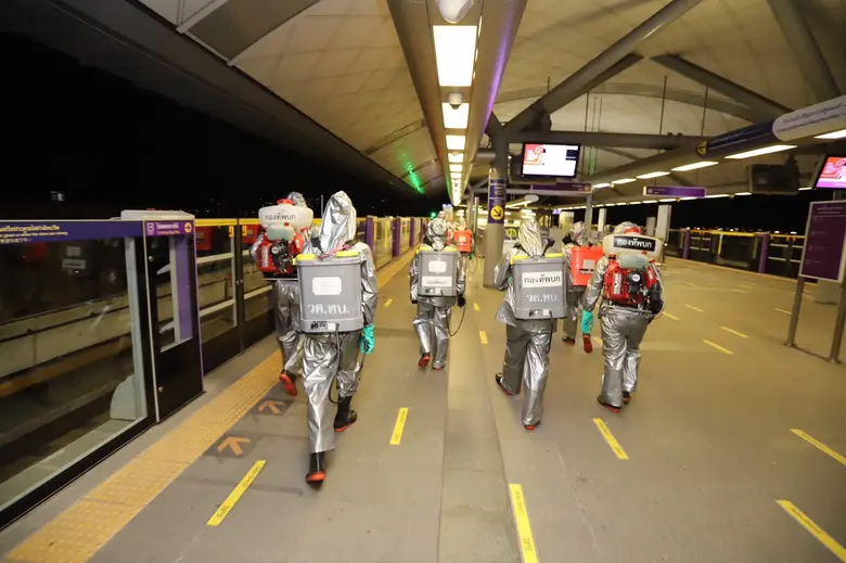 BEM ร่วมกับกองทัพบก Big Cleaning สร้างความเชื่อมั่นใช้รถไฟฟ้า MRT