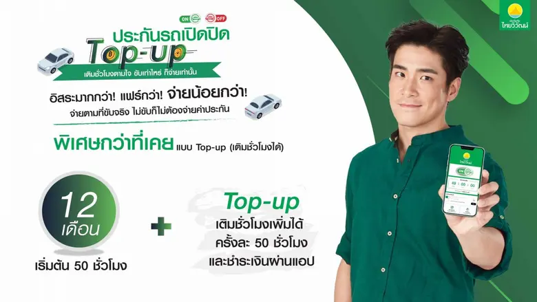 ประกันภัยไทยวิวัฒน์ สร้างอิสระครั้งใหม่ #BeyondTheNewNormal เปิดตัวผลิตภัณฑ์ ประกันรถเปิดปิด แบบ Top-up บนแคมเปญ #คุ้มครองใหญ่แต่จ่ายเล็ก
