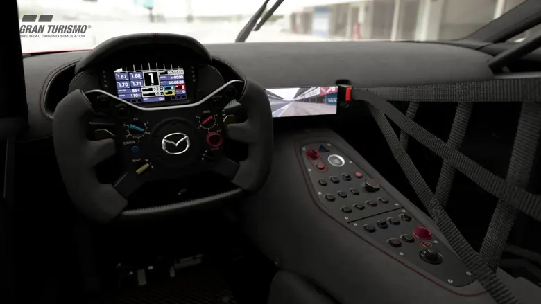 Mazda Begins Providing, Virtual Racing Car, Mazda RX-Vision GT3 Concept Online