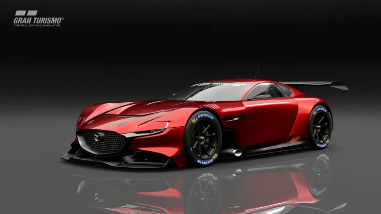 Mazda Begins Providing, Virtual Racing Car, Mazda RX-Vision GT3 Concept Online