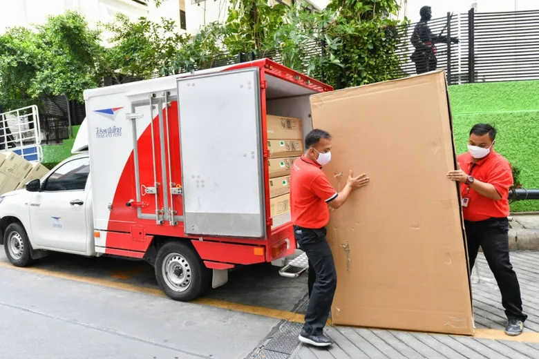 ไปรษณีย์ไทย ร่วมส่งต่อเต็นท์ให้โรงพยาบาล - เรือนจำ สำหรับใช้คัดแยกผู้ป่วยกลุ่มเสี่ยง COVID – 19