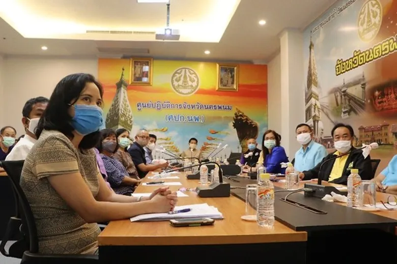 อัพเดท สถานการณ์ COVID-19 นครพนม ผลตรวจประเมินฯ กิจการ 60 แห่ง ได้มาตรฐาน