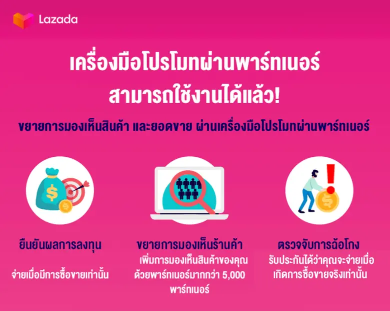 ลาซาด้า ติดอาวุธฟีเจอร์โปรโมทการขาย เปิดตัว “เครื่องมือสปอนเซอร์” ช่วยโกยยอดให้ผู้ขาย