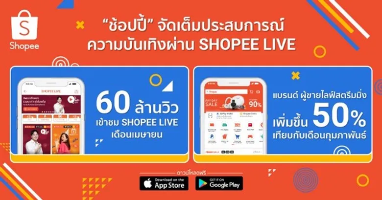 ช้อปปี้ ขานรับ นิวนอร์มัล ชู 3 เทรนด์ไลฟ์สตรีมมิ่งไทย ชี้ผู้ใช้งานเสพคอนเทนต์ไทยเทศผ่าน Shopee Live มากขึ้น