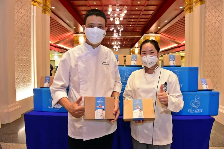 Chef Cares Offers Delicious Hearty Meals to MRTA-BEM Staffs