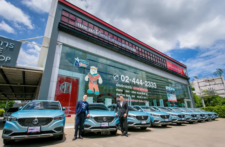เอ็มจี ส่ง NEW MG ZS EV 40 คัน ลงโครงการ EV Car Sharing มาพร้อมสถานีชาร์จ เพิ่มอีกกว่า 20 จุดทั่วกรุงเทพฯ