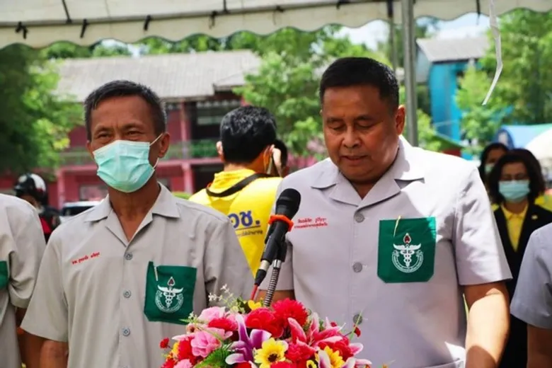 นครพนม ถวายสดุดีเทิดพระเกียรติฯ สมเด็จพระเจ้าน้องนางเธอ เจ้าฟ้าจุฬาภรณวลัยลักษณ์ฯ นำหน่วยแพทย์ พอ.สว.ร่วม จว.เคลื่อนที่ รร.บ้านหาดแพง