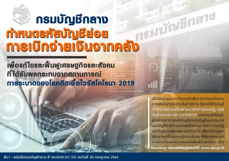 นายภูมิศักดิ์ อรัญญาเกษมสุข อธิบดีกรมบัญช...