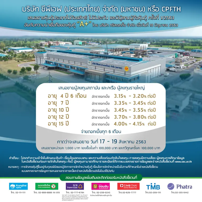 บริษัท ซีพีเอฟ (ประเทศไทย) จำกัด (มหาชน) ...