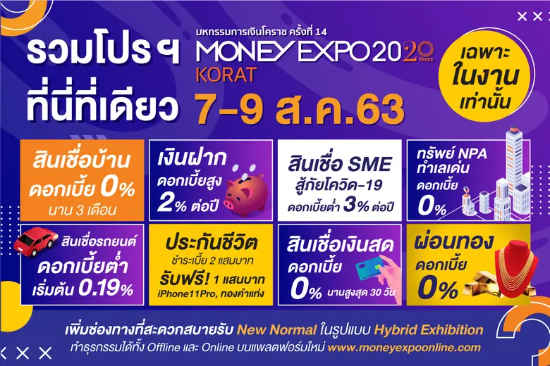 งานมหกรรมการเงินโคราช ครั้งที่ 14 Money E...