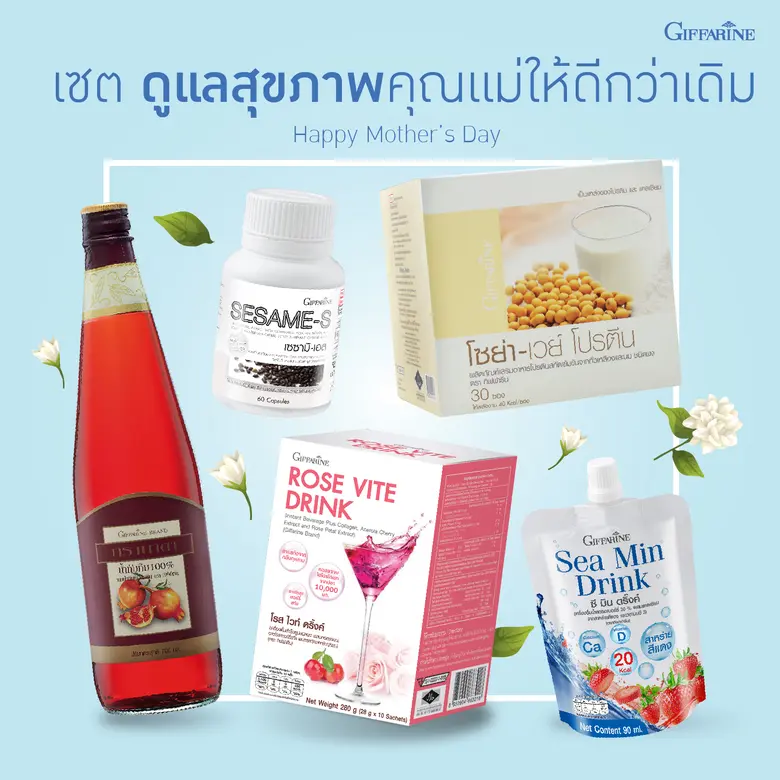 วันแม่ปีนี้ กิฟฟารีนรู้ใจคุณแม่ รีบจัดชุด...