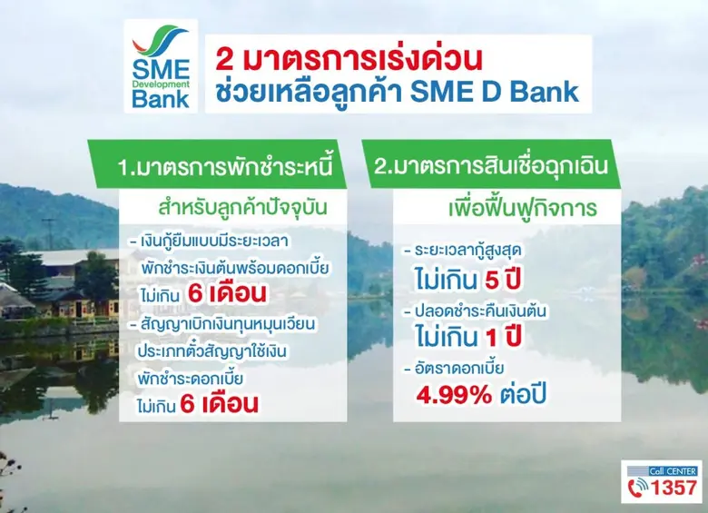 ธพว.ออก 2 มาตรการด่วนอุ้มเอสเอ็มอีประสบภัยพายุฮีโกส พักชำระหนี้ 6 เดือน คู่เติมทุนดอกเบี้ยพิเศษ ช่วยฟื้นฟูธุรกิจ