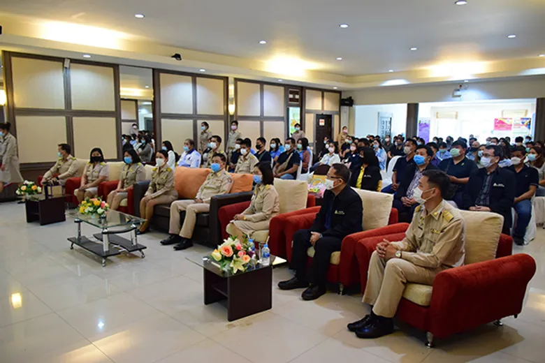 คณะบริหารธุรกิจและอุตสาหกรรมบริการ มจพ.ปราจีนบุรี รับมอบป้ายศูนย์ทดสอบมาตรฐานฝีมือแรงงานแห่งชาติ