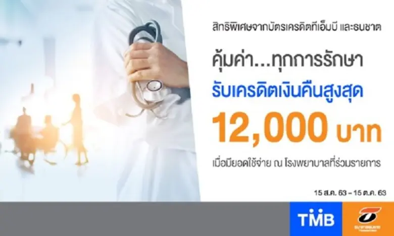 บัตรเครดิตทีเอ็มบีและธนชาต ร่วมกับโรงพยาบ...