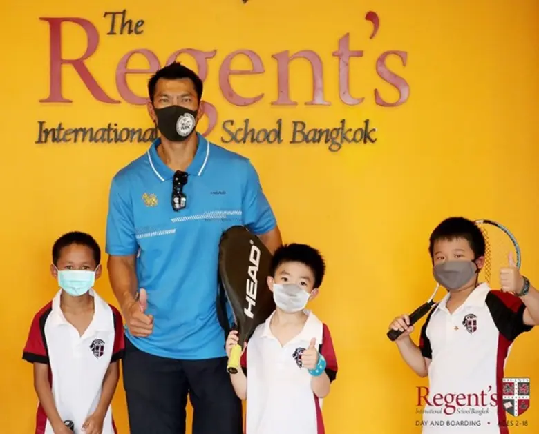 Khun Paradorn Srichaphan of PJ Tennis at Regent's International School Bangkok