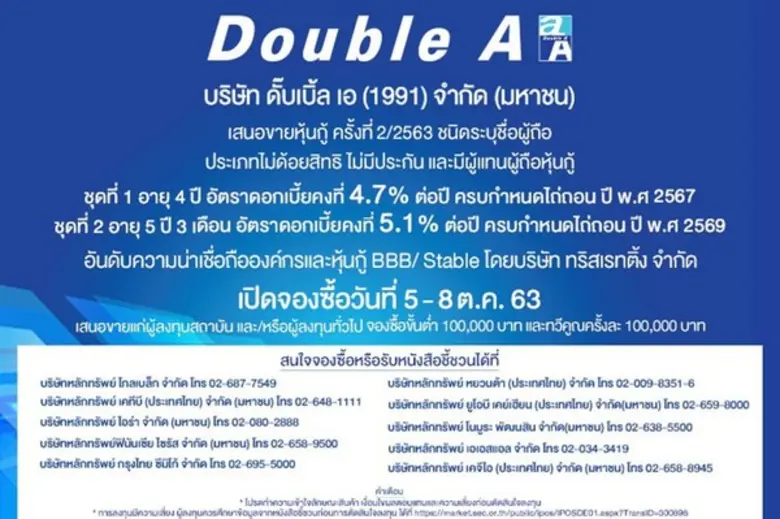 ดั๊บเบิ้ล เอ กระดาษจากคันนาที่ส่งออกไปแล้...