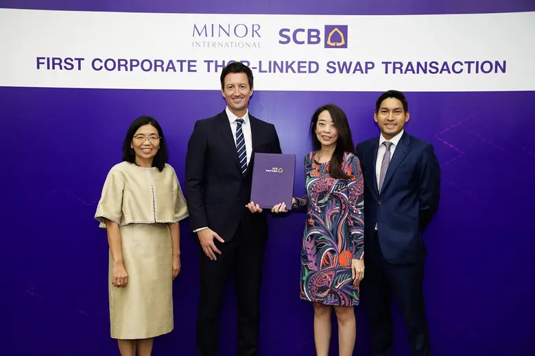 For their swaps, Siam Commercial Bank (SC...