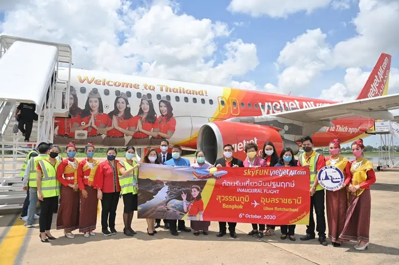 สายการบินไทยเวียตเจ็ทเปิดเที่ยวบินปฐมฤกษ์...
