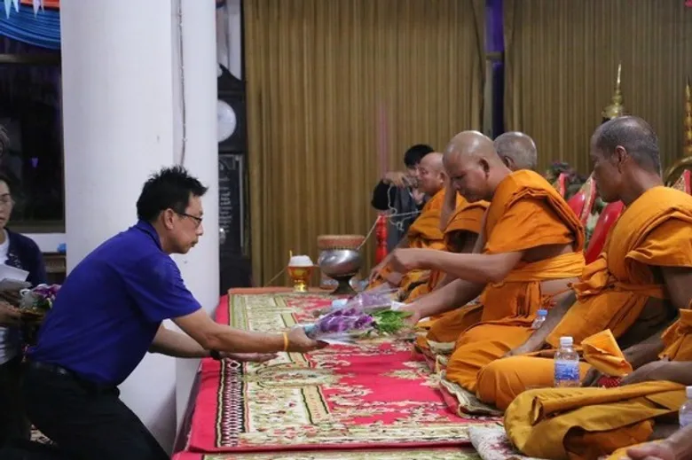 ม.ศรีปทุม ผนึกกำลังสร้างบุญมหากุศล 3 วิทยาเขต ถวายผ้ามหากฐินสามัคคี “63