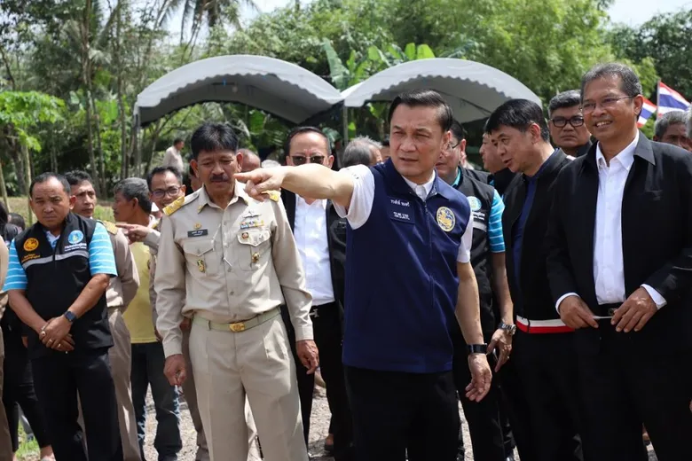 มท.3 สั่งการกรมโยธาฯ เร่งดำเนินโครงการก่อสร้าง เขื่อนป้องกันตลิ่งริมคลองสินปุน จ.กระบี่ บรรเทาความเดือดร้อนประชาชน